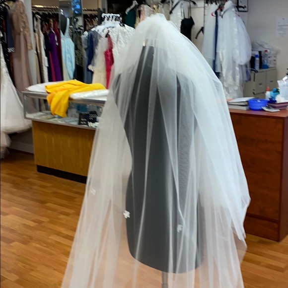 Elegant White Bridal Veil main image 7